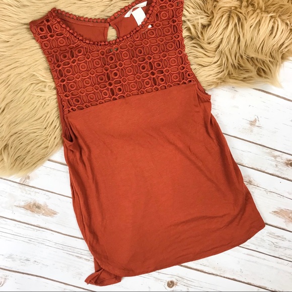 H&M rustic, embroidered tank top - Picture 1 of 6